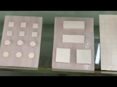 Kundenspezifische 20% Zirkoniumdioxid-Keramikziegel-Zwischenlagen-Antiauswirkungs-keramische Zurückziehenplatte