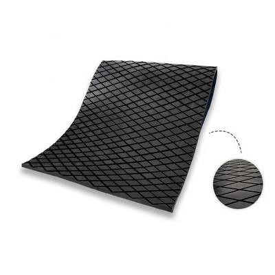 Förderer-Flaschenzug-Verzögerungs-Gummiblatt-Hauptflaschenzug Diamond Grooved Rubber Pulley Lagging