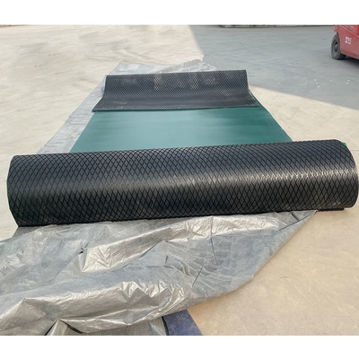 Förderer-Trommel-Diamond Groove Rubber Sheet For-Flaschenzug-Verzögerung
