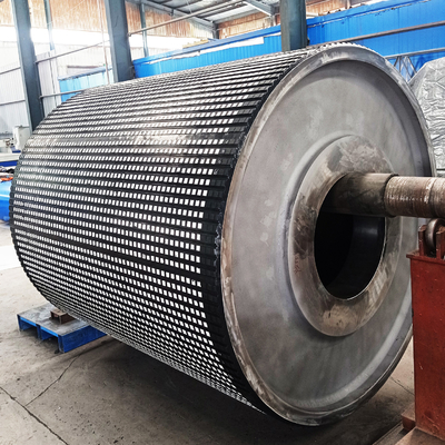 Keramische Zurückbleiben12mm 15mm starke lange keramische Gummiverzögerung des Förderer-Trommel-Flaschenzug-des Flaschenzug-10m