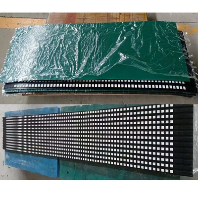 KN-Klebeschicht unterstützte keramische Tonerde-Keramik Mats Pulley Lagging Withs 95%