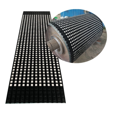 KN-Klebeschicht unterstützte keramische Tonerde-Keramik Mats Pulley Lagging Withs 95%
