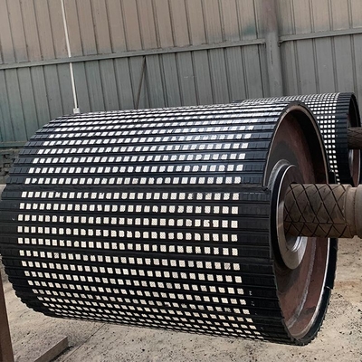 Gummiplatte Diamond Ceramic Pulley Lagging Lining mit Kontakt-Schicht