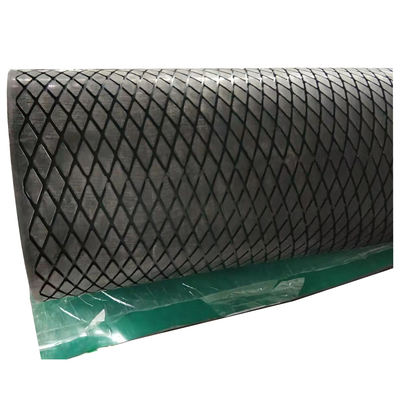 Fischgrätenmuster-Muster-Bandförderer-Flaschenzug-Zurückbleibendiamond groove rubber pulley lagging-Blatt