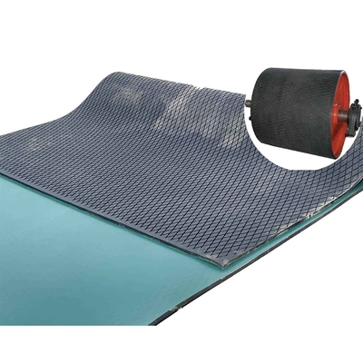 Förderer-Trommel-Diamond Groove Rubber Sheet For-Flaschenzug-Verzögerung