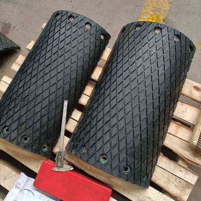 Diamond Rubber Conveyor Pulley Lagging für Gurt und Becherwerk