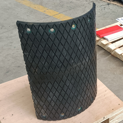 Ersatz-Bolzen auf Diamond Drum Pulley Lagging For-Brennofen-Futtereimer-Aufzug