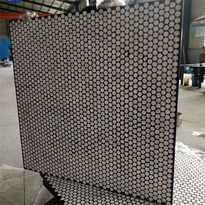 Abnutzungs-Platten-Futter des Quadrat-100x100 keramisches für Rutschtrichter